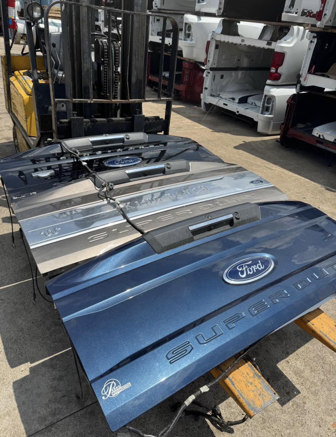 Tailgate with Camera and Step 2017-2025 Truck Tailgates
